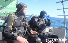 Wypłynięcie na Wraki Ślązak ORP 304, Delfin 22 kwietnia 2018