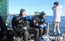 Wypłynięcie na Wraki Ślązak ORP 304, Delfin 22 kwietnia 2018