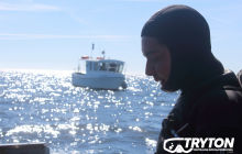 Wypłynięcie na Wraki Ślązak ORP 304, Delfin 22 kwietnia 2018