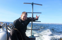 Wypłynięcie na Wraki Ślązak ORP 304, Delfin 22 kwietnia 2018