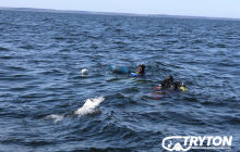 Wypłynięcie na Wraki Ślązak ORP 304, Delfin 22 kwietnia 2018