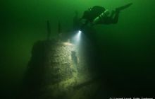 Nurkowanie wrakowe Ślązak ORP 304 plus wrak~30m