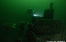 Nurkowanie wrakowe Ślązak ORP 304 plus wrak~30m