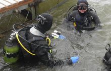 Zdjęcia z zawodów Nawigacji Nurkowej