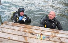Zdjęcia z zawodów Nawigacji Nurkowej