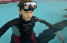 Zdjęcia z zajęć freediving w Trytonie