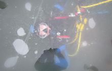 Zdjęcia z nurkowania podlodowego