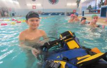 Zdjęcia z ferii na basenie.