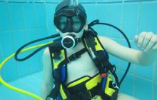 Zdjęcia z ferii na basenie.