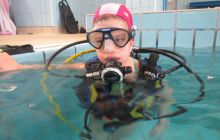 Zdjęcia z ferii na basenie.