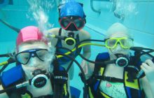 Zdjęcia z ferii na basenie.