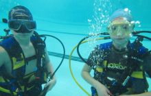 Zdjęcia z ferii na basenie.