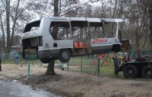 Topienie Autobusu - listopad 2008