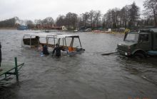 Topienie Autobusu - listopad 2008