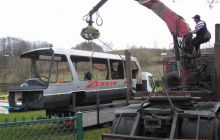 Topienie Autobusu - listopad 2008